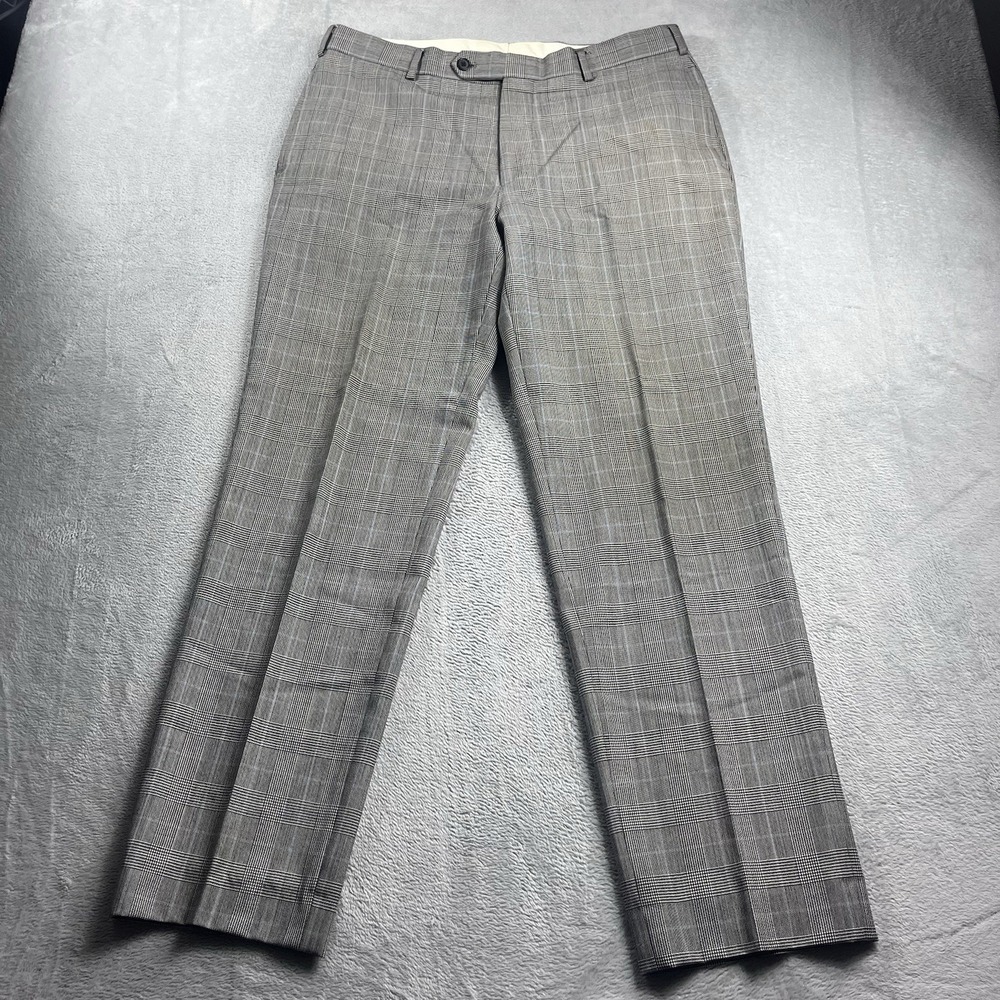 Brooks Brother Dress Pants Mens 36x31* Gray Milano Lined Trousers Slacks Suit